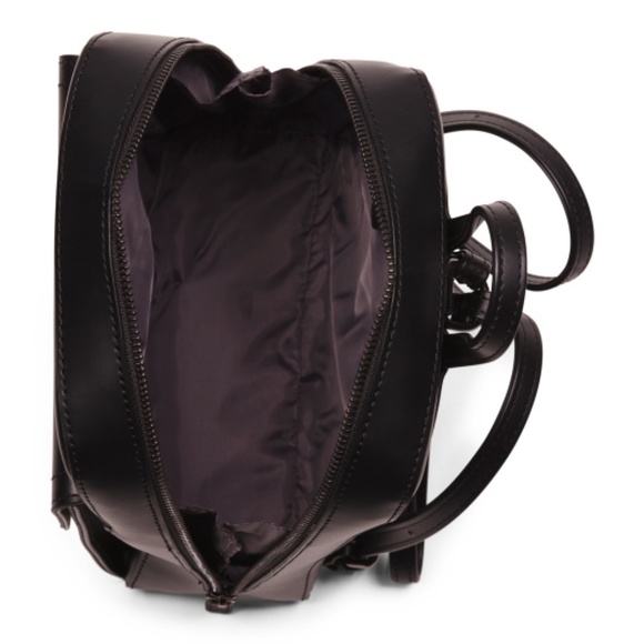 NWT L Credi Italian Genuine Leather Classic Backpack - Picture 2 of 5